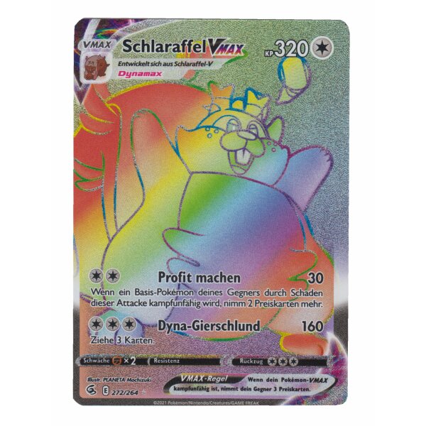 272/264 - Schlaraffel Vmax - Rainbow Rare