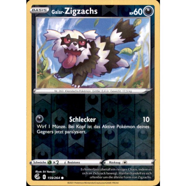 159/264 - Galar-Zigzachs - Reverse Holo