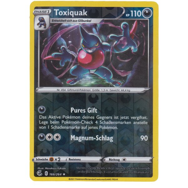 166/264 - Toxiquak - Reverse Holo