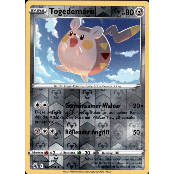 187/264 - Togedemaru - Reverse Holo