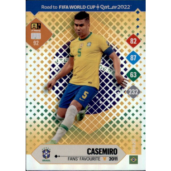 92 - Casemiro - Fans Favourite - Road to WM 2022