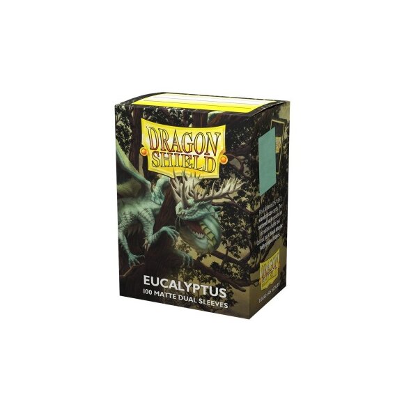 Dragon Shield Dual Matte Sleeves - Eucalyptus (100 Sleeves)