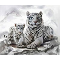 Diamond Painting Tigermama 40