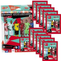 Topps Bundesliga Sammelsticker 2021/22 - Starterpack + 10...