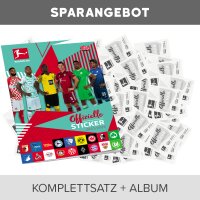 Topps Bundesliga Sammelsticker 2021/22 - Komplettsatz +...