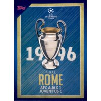 Sticker 8 - 1996 Final Rome - UCL Classic Finals