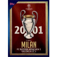 Sticker 13 - 2001 Final Milan - UCL Classic Finals