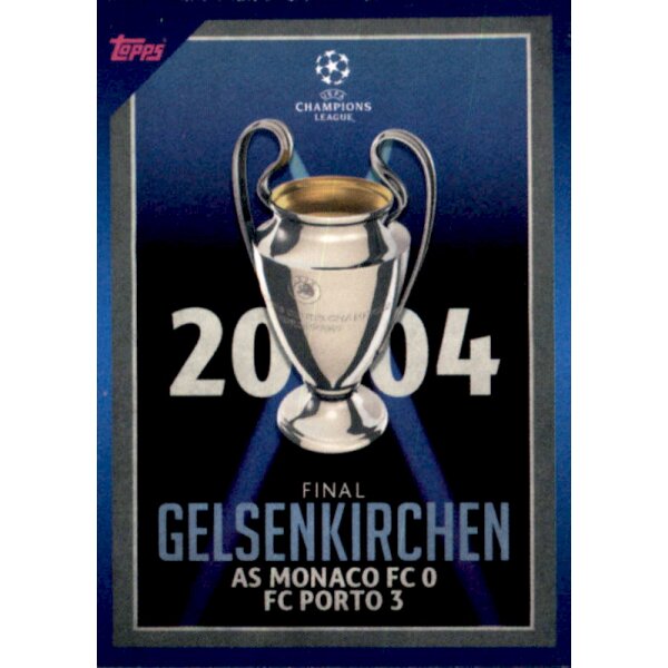 Sticker 16 - 2004 Final Gelsenkirchen - UCL Classic Finals