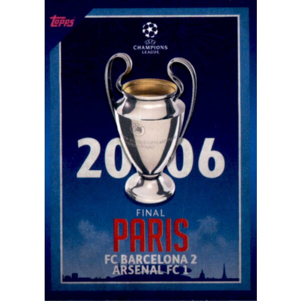 Sticker 18 - 2006 Final Paris - UCL Classic Finals