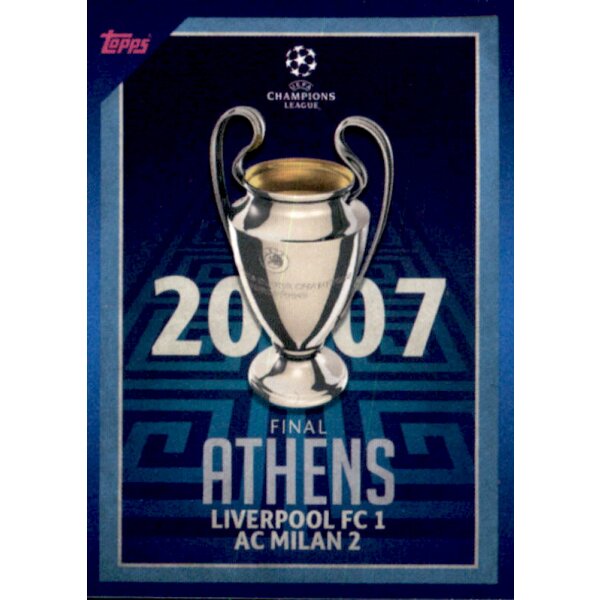 Sticker 19 - 2007 Final Athens - UCL Classic Finals