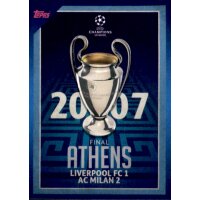 Sticker 19 - 2007 Final Athens - UCL Classic Finals