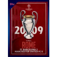 Sticker 21 - 2009 Final Rome - UCL Classic Finals