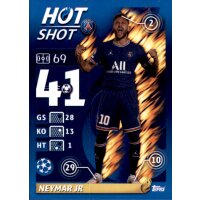 Sticker 87 - Neymar Jr - Hot Shot - Paris Saint-Germain