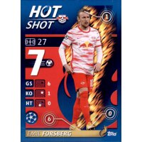 Sticker 105 - Emil Forsberg - Hot Shot - RB Leipzig