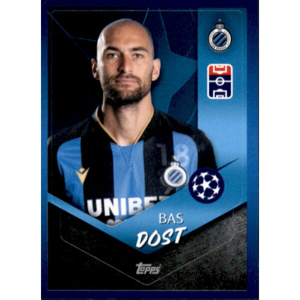 Sticker 137 - Bas Dost - Club Brugge