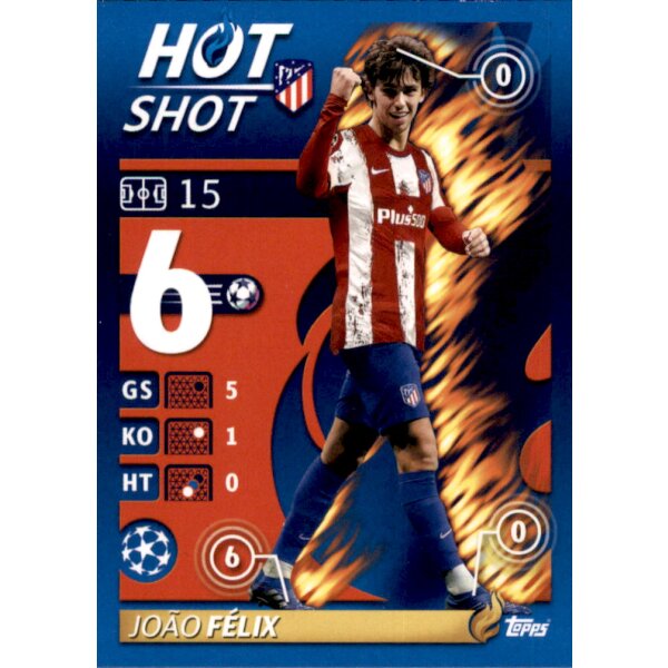 Sticker 141 - Joao Felix - Hot Shot - Atletico de Madrid