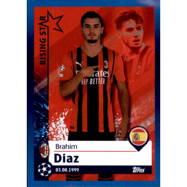 Sticker 200 - Brahim Diaz - Rising Star - AC Milan