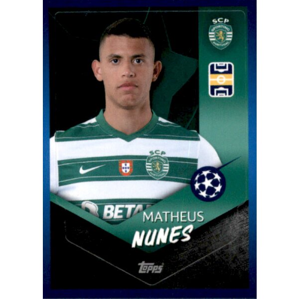 Sticker 222 - Matheus Nunes - Sporting Clube de Portugal