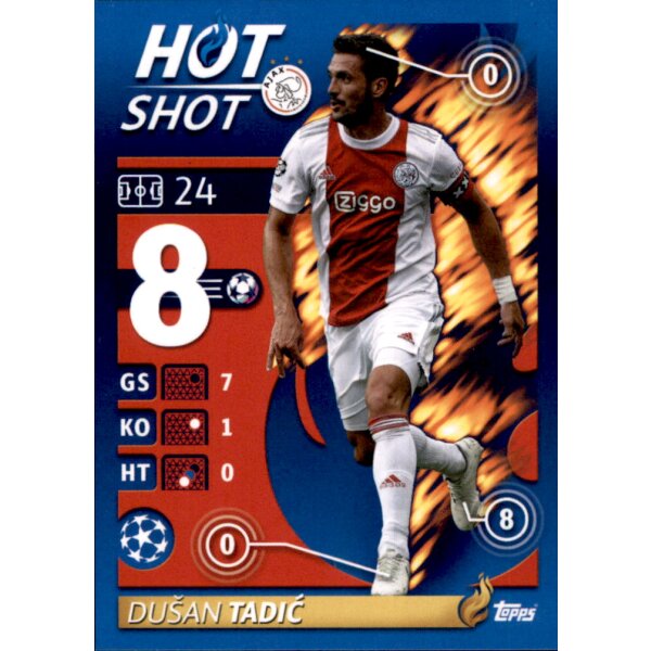 Sticker 249 - Dusan Tadic - Hot Shot - AFC Ajax