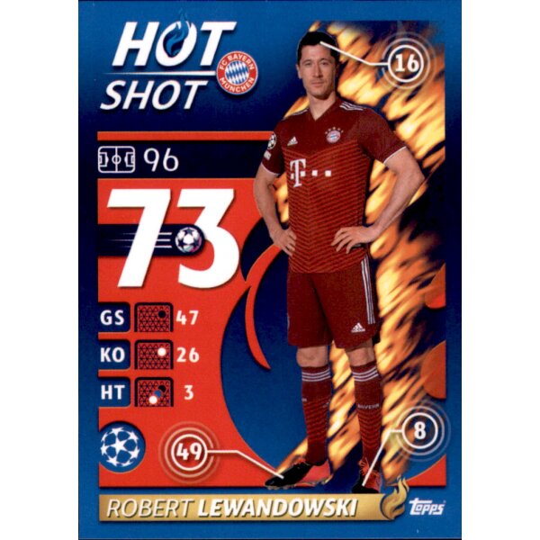 Sticker 357 - Robert Lewandowski - Hot Shot - FC Bayern München