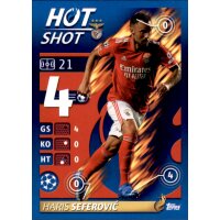 Sticker 393 - Haris Seferovic - Hot Shot - SL Benfica