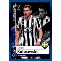 Sticker 596 - Dejan Kulusevski - Rising Star - Juventus