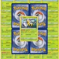 10 verschiedene Pflanzen Pokemon Karten inkl. Holo Karte...