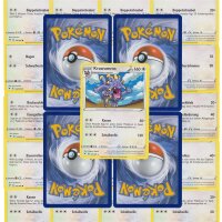 10 verschiedene Farblos Pokemon Karten inkl. Holo Karte -...