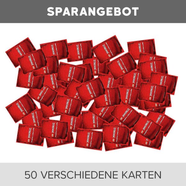 LEGO Ninjago - Serie 7 Trading Cards - 50 verschiedene, zufällige Karten