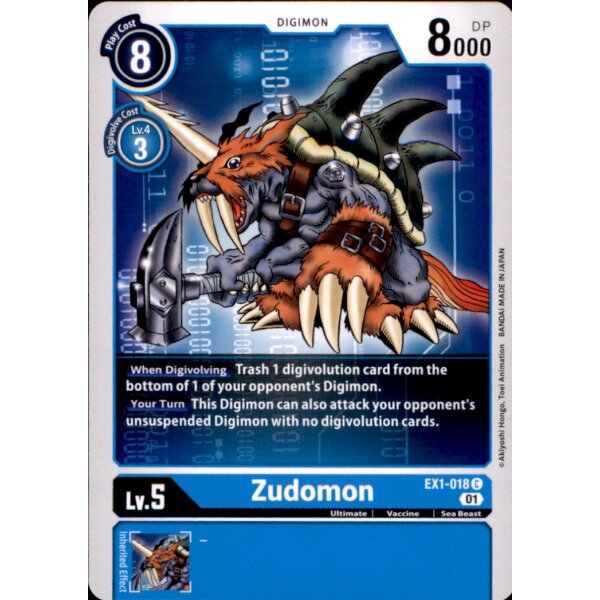 EX1-018 - Zudomon - Common