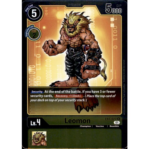 EX1-027 - Leomon - Rare