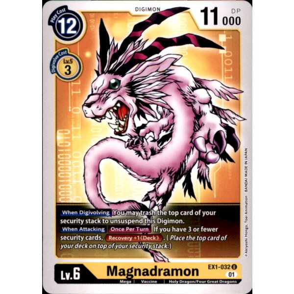 EX1-032 - Magnadramon - Uncommon