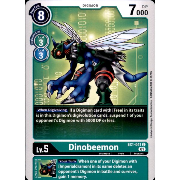 EX1-041 - DinoBeemon - Uncommon