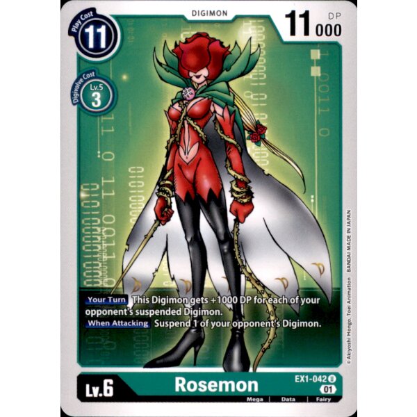 EX1-042 - Rosemon - Uncommon