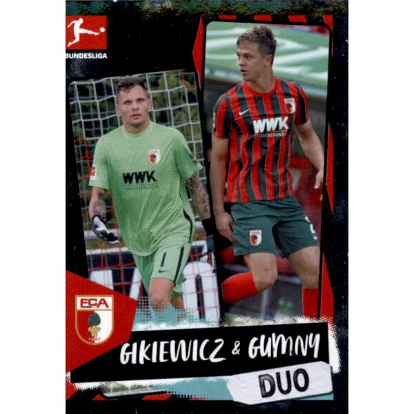 Topps Bundesliga 2021/22 - Sticker 37 - Gikiewicz & Gumny