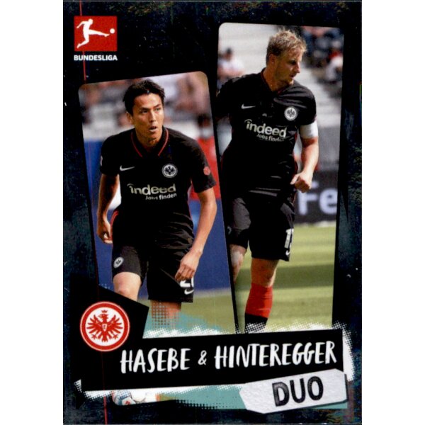 Topps Bundesliga 2021/22 - Sticker 169 - Hasebe & Hinteregger