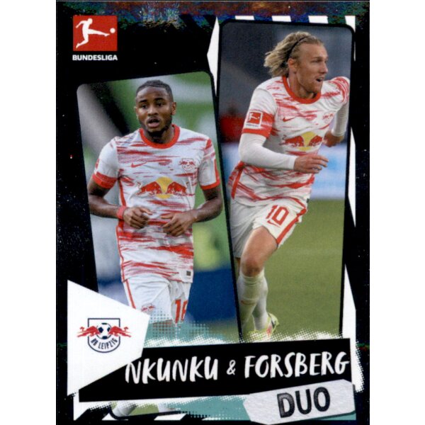 Topps Bundesliga 2021/22 - Sticker 279 - Nkunku & Forsberg