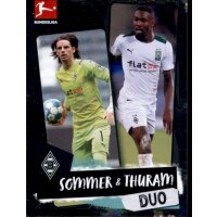 Topps Bundesliga 2021/22 - Sticker 345 - Sommer & Thuram