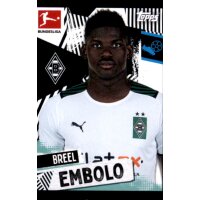 Topps Bundesliga 2021/22 - Sticker 361 - Breel Embolo