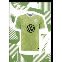 Topps Bundesliga 2021/22 - Sticker 408 - Heimtrikot - VFL...