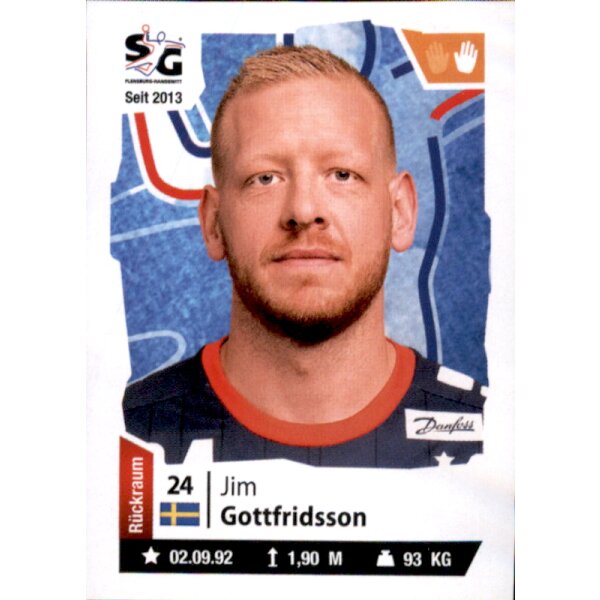 Handball 2021/22 Hybrid - Sticker 27 - Jim Gottfridsson