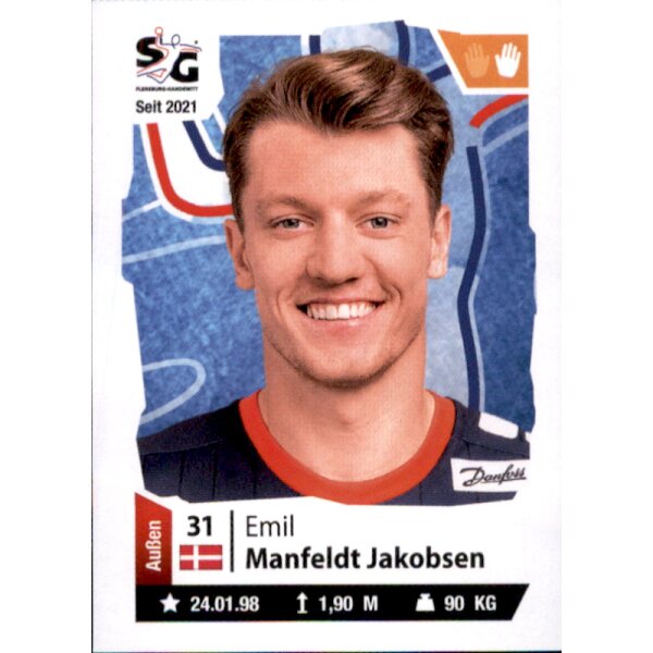 Handball 2021/22 Hybrid - Sticker 34 - Emil Manfeldt Jakobsen