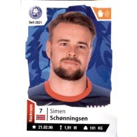 Handball 2021/22 Hybrid - Sticker 210 - Simen Schonningsen