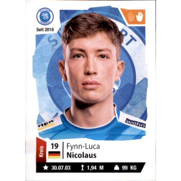 Handball 2021/22 Hybrid - Sticker 252 - Fynn-Luca Nicolaus