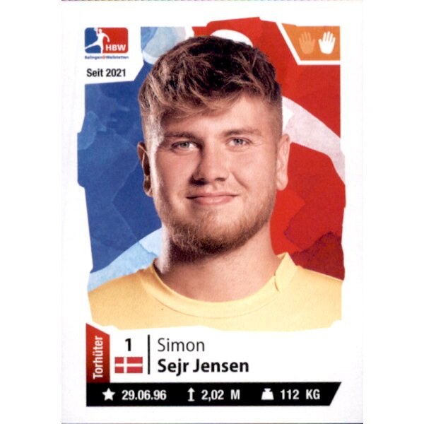 Handball 2021/22 Hybrid - Sticker 256 - Simon Sejr Jensen