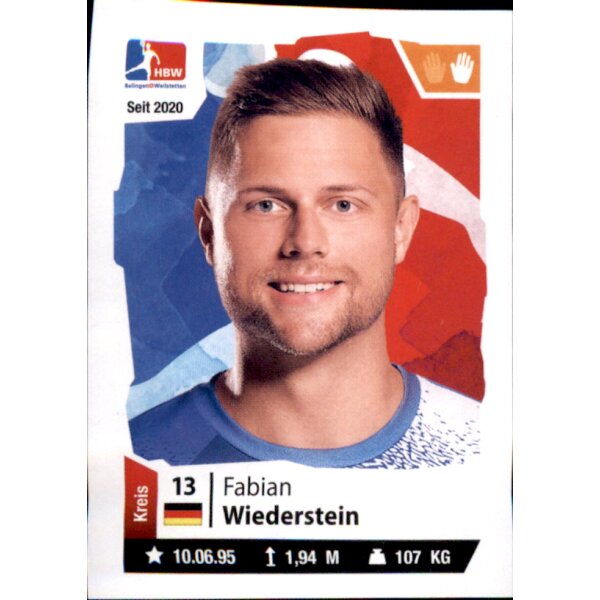 Handball 2021/22 Hybrid - Sticker 270 - Fabian Wiederstein