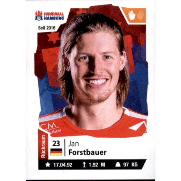 Handball 2021/22 Hybrid - Sticker 298 - Jan Forstbauer