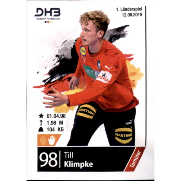 Handball 2021/22 Hybrid - Sticker 386 - Till Klimpke