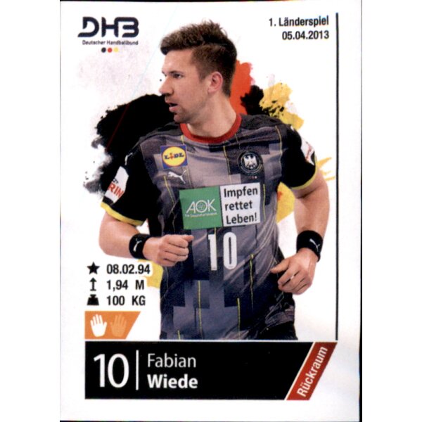 Handball 2021/22 Hybrid - Sticker 388 - Fabian Wiede