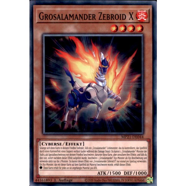 MP21-DE044 - Grosalamander Zebroid X - 1. Auflage